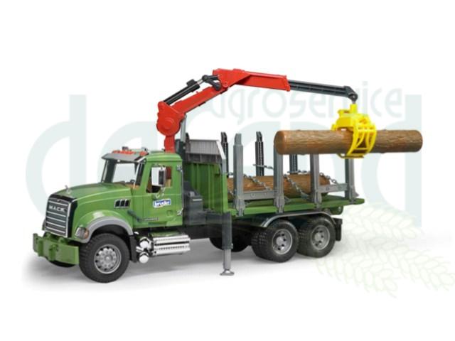 Mack camion transport lemne 02824